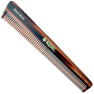 Kent 4T Dresser Grooming Hair Comb Coarse / Fine Tooth Hand-Made 